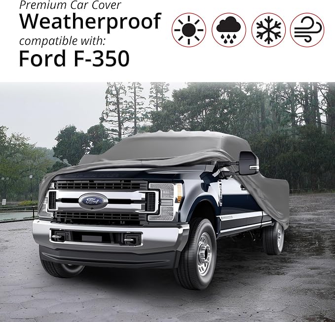 Car Covers Weatherproof Max Truck Cover & Warranty Compatible - Image 2