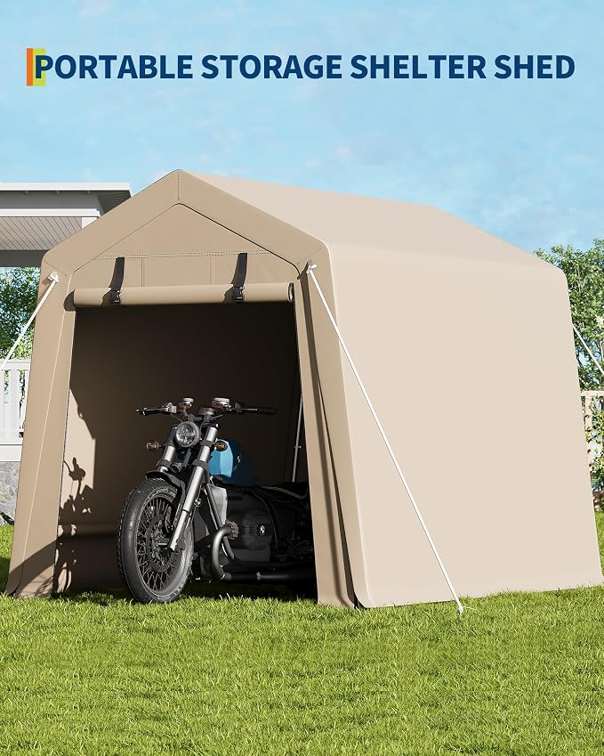 6x6 Ft Carport Heavy Duty Tent - Image 6