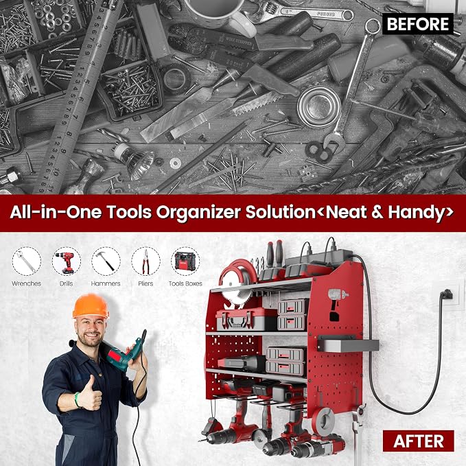   Power Tool Organizer Wall Mount - Image 7