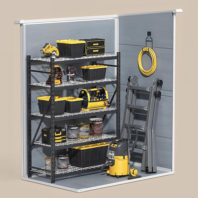 Gizoon 5x3 FT Outdoor Storage Shed - Image 6