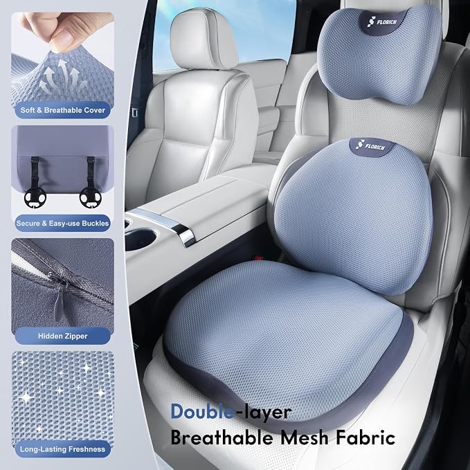 FLORICH Seat Cushion and Lumbar Support Pillow - Image 2