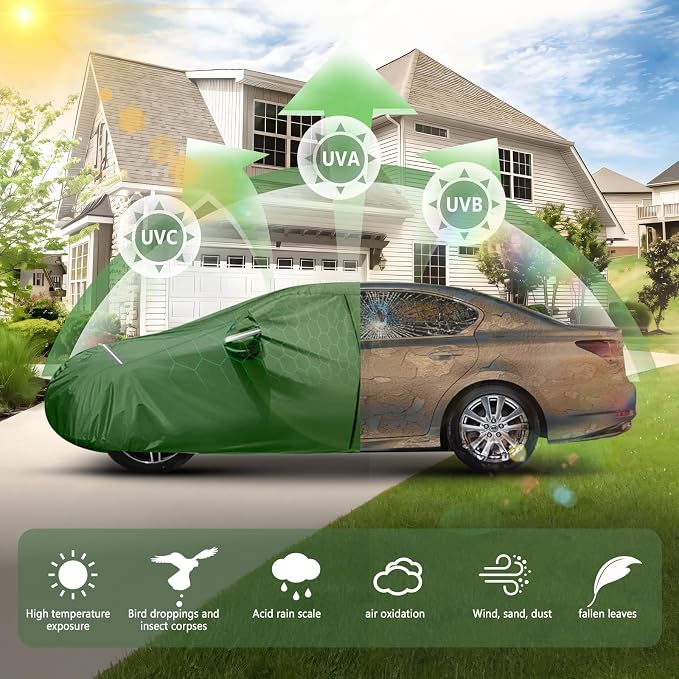 BOSSTONE Car Cover Custom Fit for Toyota 4runner 2002-2025, Waterproof All - Image 3
