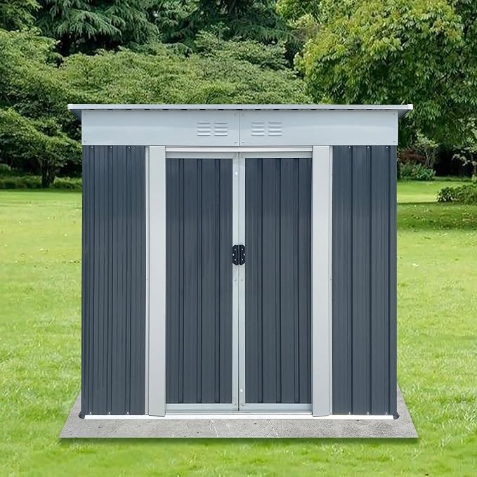 6x4 FT Outdoor Storage Shed - Image 2