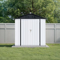 6' x 4' Outdoor Storage Shed, Sturdy Metal Building w/Lockable Doors by Unknown