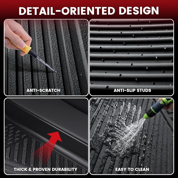 LASFIT Floor Mats&Trunk Mat for Lexus NX/ NX250/ NX350 2022-2025, All Weather - Image 6
