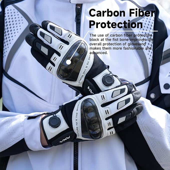 VXW High Protection Motorcycle Gloves - Image 5