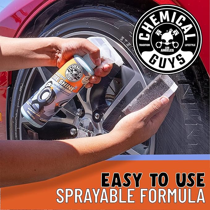 Chemical Guys Tire Kicker Sprayable Extra Glossy Tire Shine Safe - Image 7