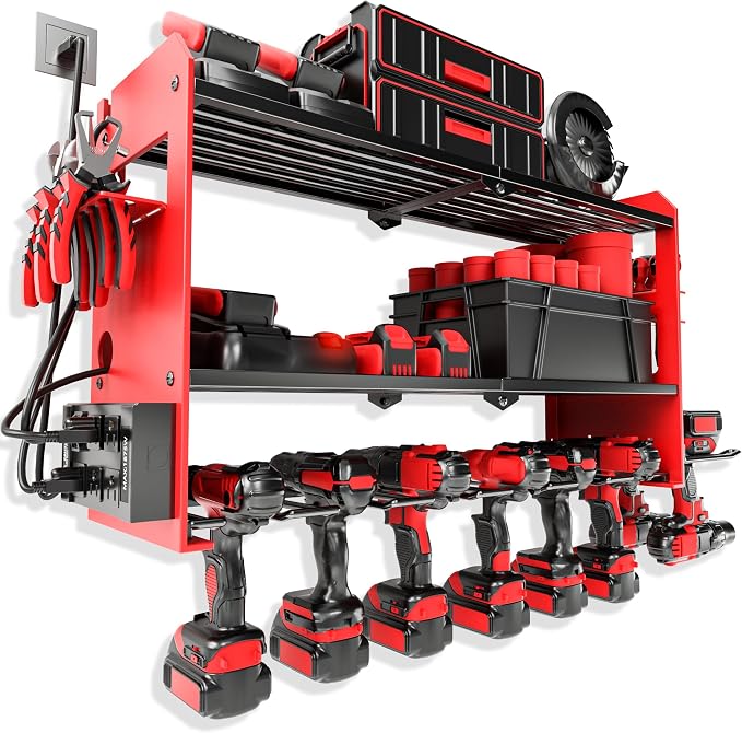 Power Tool Organizer Wall Mount by MASSOOAN