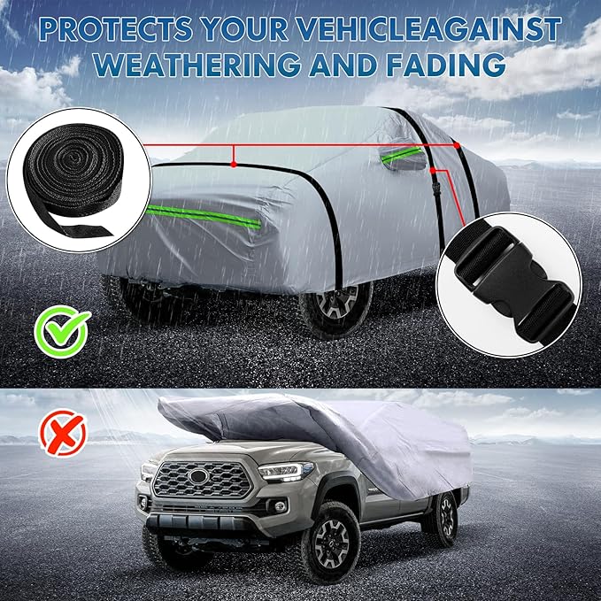 KEYOOG Full Car Cover Is All-weather Waterproof 6-layer, Universal In All - Image 5