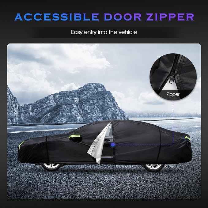 Car Cover Custom Fit for Honda Accord 2001-2025, Toyota Camry 1996-2025 - Image 6