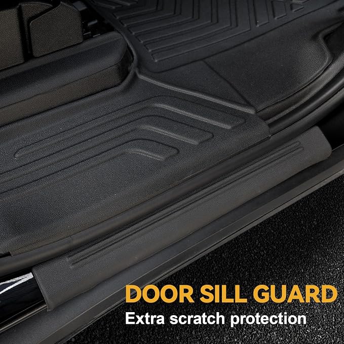 Floor Mats Set for 2021-2025 Chevrolet Chevy Tahoe/GMC Yukon 7 Seats Accessories - Image 5