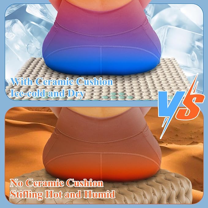 HOMREST Ceramic Seat Cushion for Back Pain Bead Seat Pad Mat Comfy Extreme - Image 3