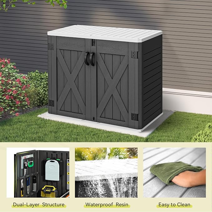YITAHOME Outdoor Resin Storage Sheds - Image 4