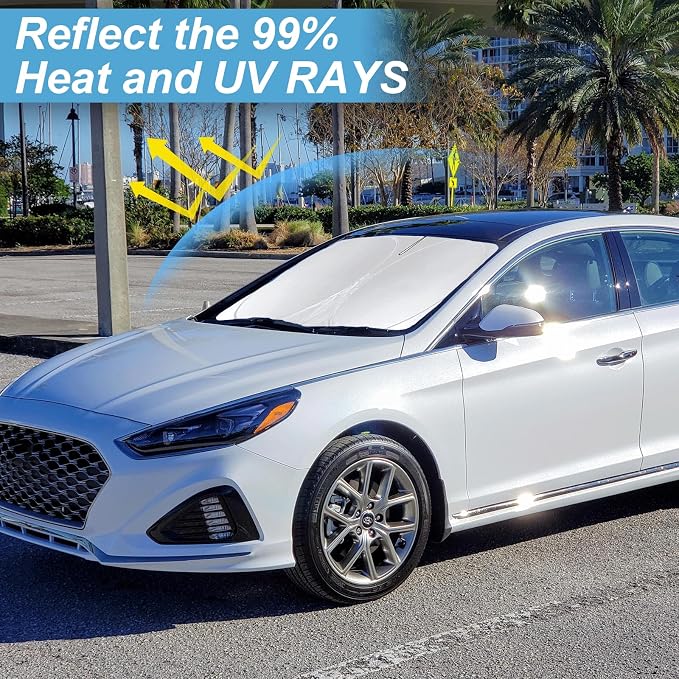 Custom Fit Sonata Windshield Sunshade - Image 2
