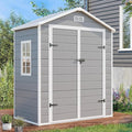 6x3 FT Resin Storage Shed, Waterproof Outdoor Shed by SELLERWE