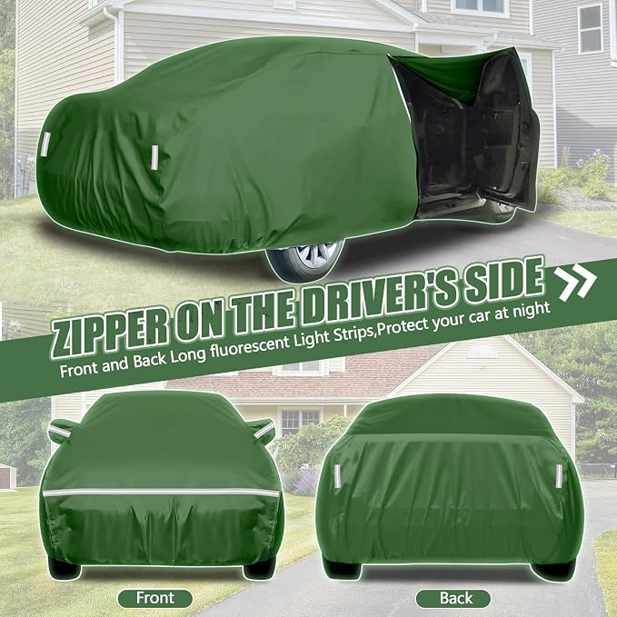 BOSSTONE Car Cover Custom Fit for Ford Mustang 1994-2025, Waterproof All - Image 6