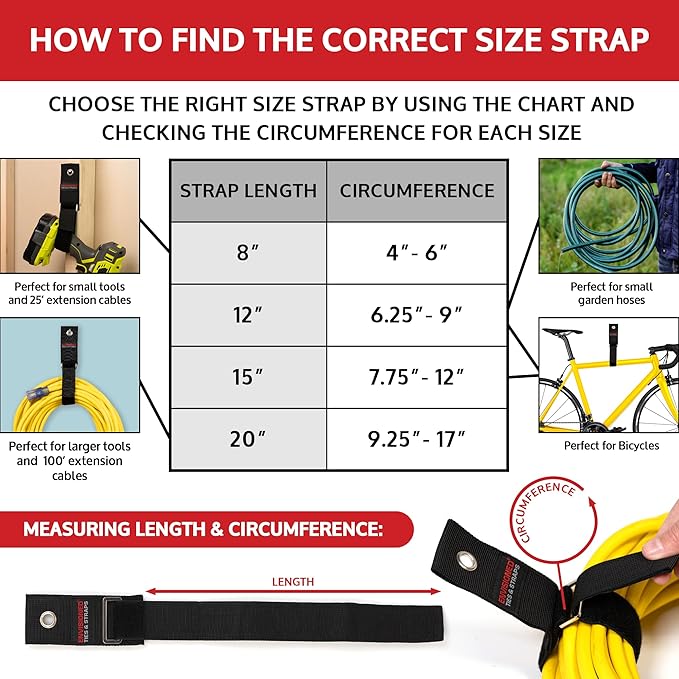 Heavy Duty Hanging Storage Cinch Straps - Image 2