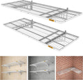 1.64x4ft 2Pack Wire Shelving Unit Heavy Duty Garage Storage Shelves Wall by AECXM