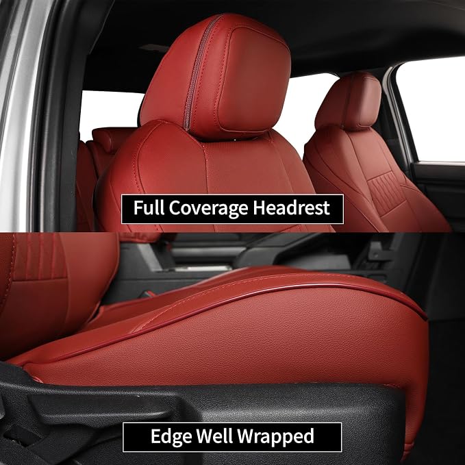 EKR Tacoma Back Seat Covers for Toyota Tacoma 2024 2025 Double cab TRD Sport - Image 4