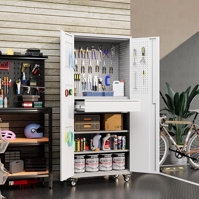 71" Metal Garage Storage Cabinet - Image 2