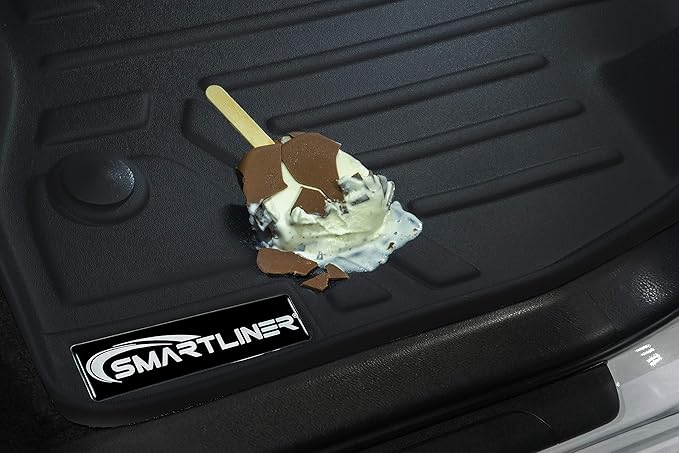 SMARTLINER Custom Fit Floor Mats 2 Row Liner Set Compatible - Image 7