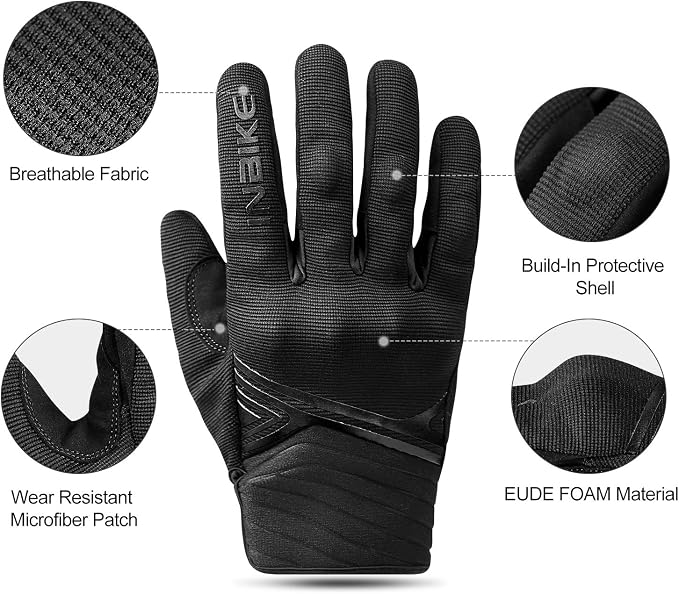 INBIKE Breathable Mesh Motorcycle Gloves Touchscreen - Image 3