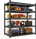 Garage Shelving, Adjustable 5-Tier Storage Shelves, Double-Thickened Columns by Notmise
