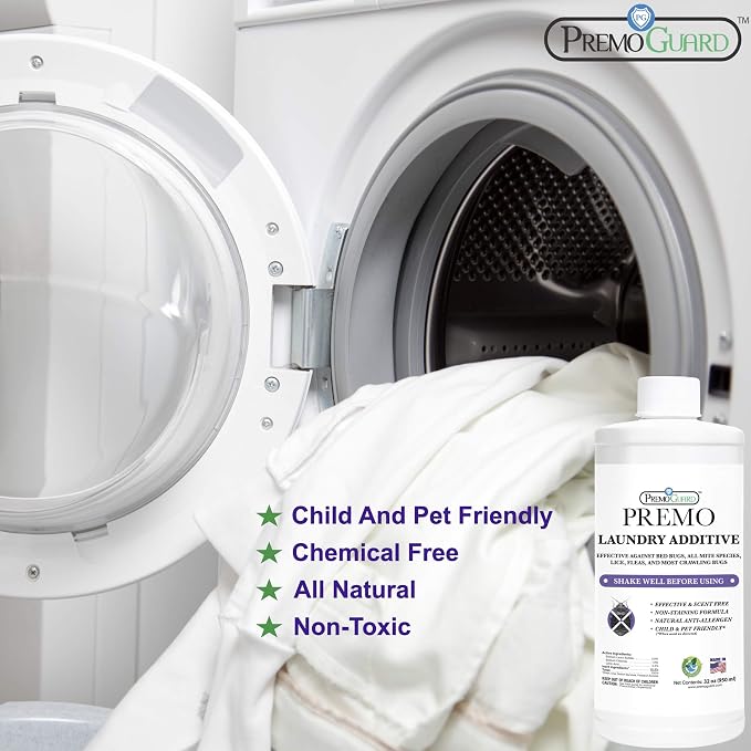 Premo Guard Bed Bug & Mite Laundry Detergent Additive 32 oz – Child & Pet - Image 5