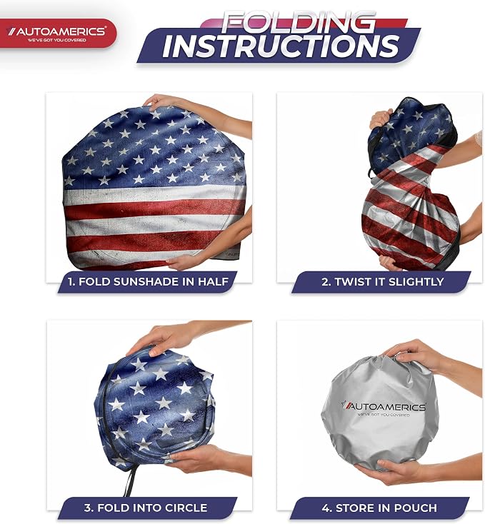 Autoamerics Truck Windshield Sun Shade - Image 6