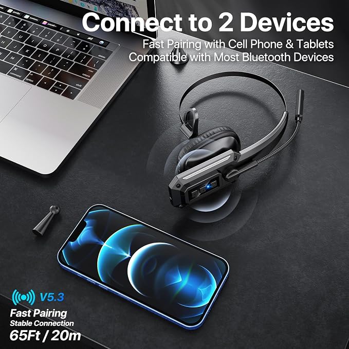 Bluetooth Headset, Trucker Bluetooth Headset - Image 7