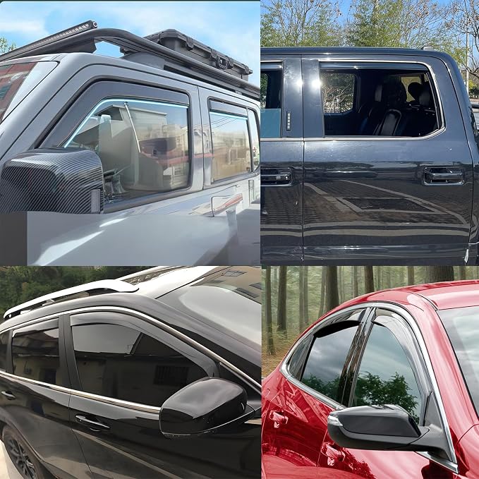 in-Channel Window Visor Deflector Compatible - Image 9