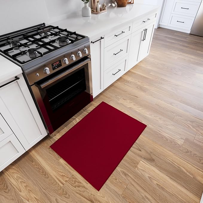 Ottomanson Rugs for Entryway 2'3" x 3' Non Slip Solid Small Area Rugs Durable - Image 9