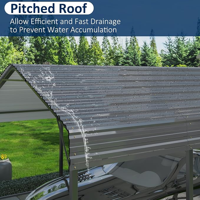 12x20 Metal Carport Carports - Image 6