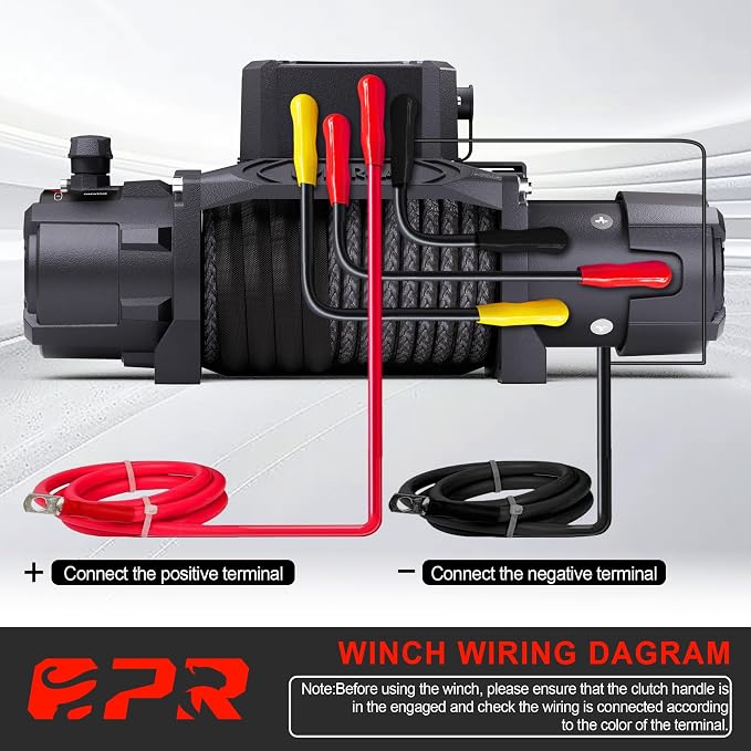 OPENROAD 13500 lb Recovery Winch - Image 4