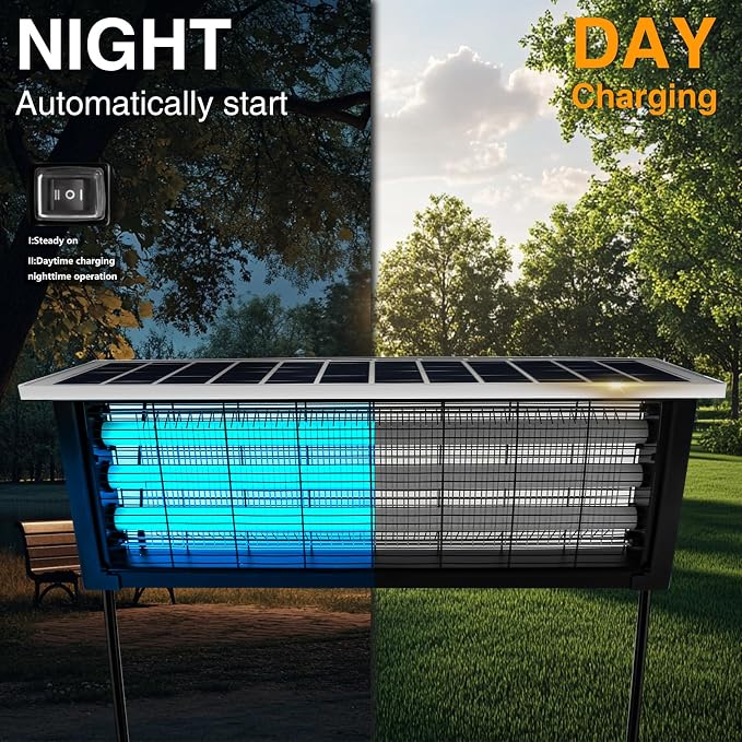 Large Solar Bug Zapper with High Powered - Image 4