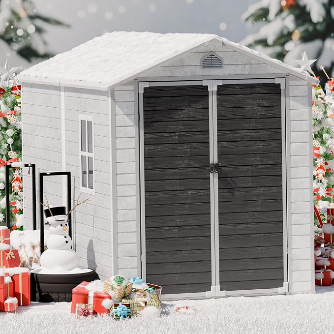 Plastic Sheds 6x8 Shed Resin Outdoor Storage - Image 7