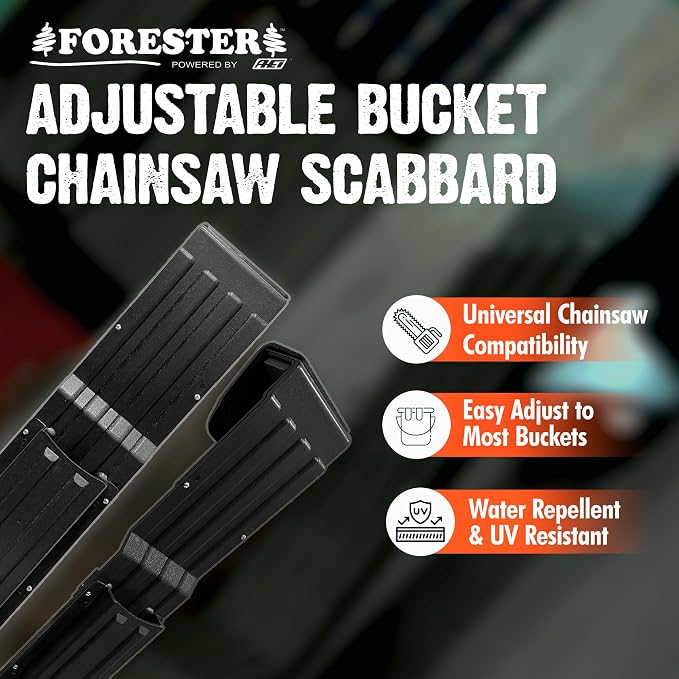 FORESTER Adjustable Bucket Chainsaw Scabbard | Chainsaw Holder - Image 2