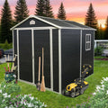 6x8 FT Outdoor Storage Resin Shed by Unknown