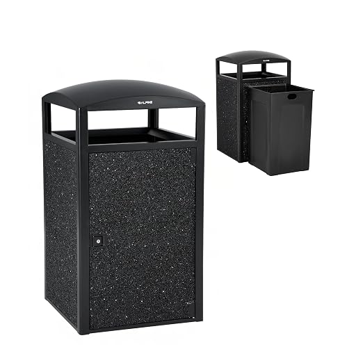 Alpine Outdoor Commercial Trash Can by AlpineIndustries