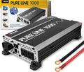 Wagan EL3804 Pure Line Inverter 1000 Watt DC 12V to 110V AC Car Pure Sine Wave by WAGAN