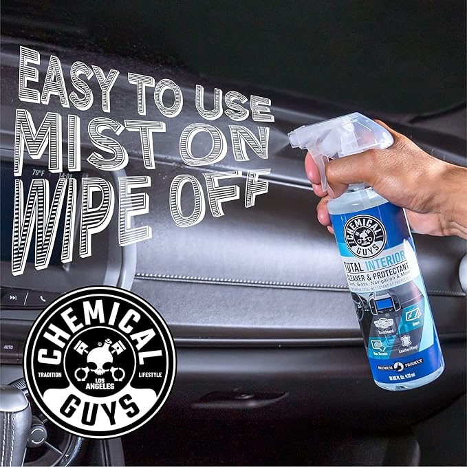 Chemical Guys Total Interior Cleaner & Protectant, Cleans & Protects Leather - Image 6