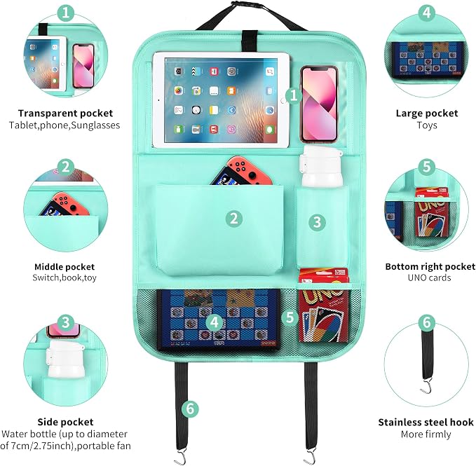 LUCMO Car Backseat Organizer - Image 2