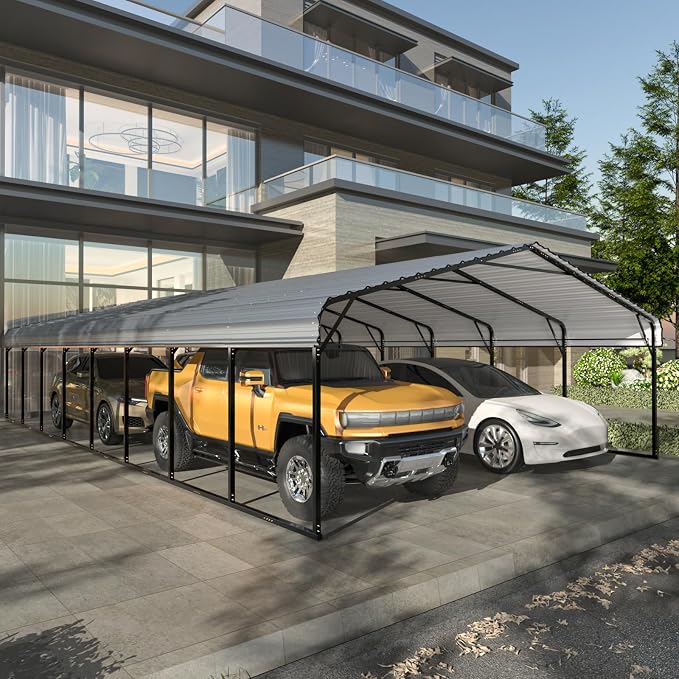 EROMMY 20x40 FT Metal Carport, Heavy Duty Carports - Image 7