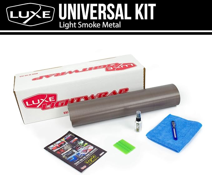 Luxe LightWrap Light Metal Universal Headlight Tail Light Tint Kit - Image 3
