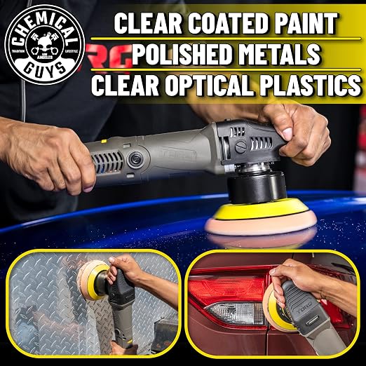 Chemical Guys BUF_209X TORQX Random Orbital Polisher, Complete Detailing Kit - Image 7