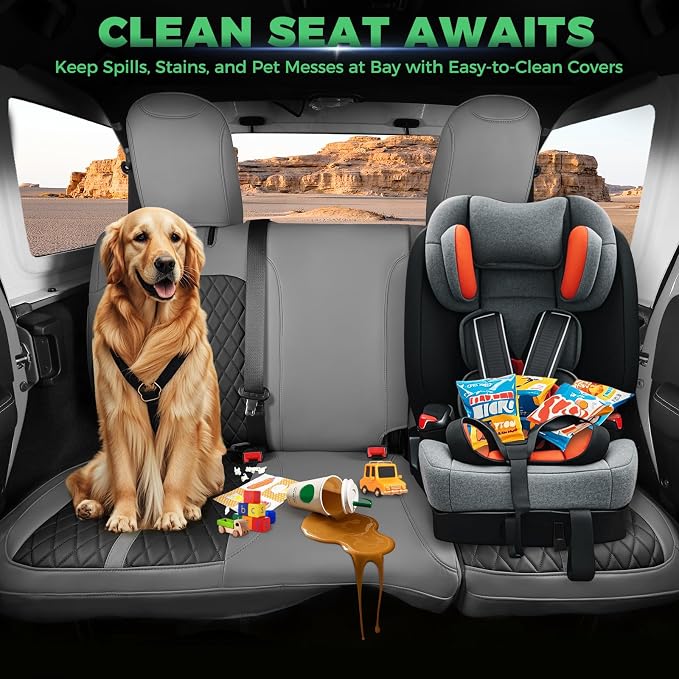 for Jeep Wrangler Seat Covers 4Door JK 2013 2014 2015 2016 2017, Custom Fit Car - Image 7