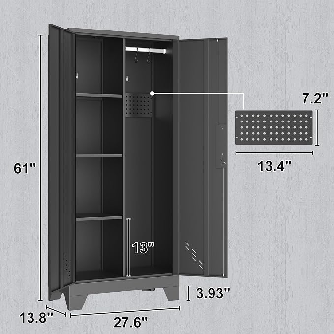 Metal Storage Cabinet, Utility Cabinet - Image 3