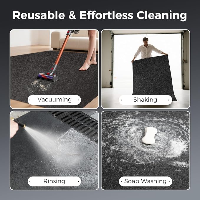 WELKIN Garage Floor Mat – Absorbent Oil Spill Mat - Image 5