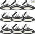 9 Pack 500W LED High Bay Light 72, 500LM DLC ETL Listed Industrial Grade UFO by YELLORE-Professionalledlightsmanufacturerspecializingincommercialandindustriallighting