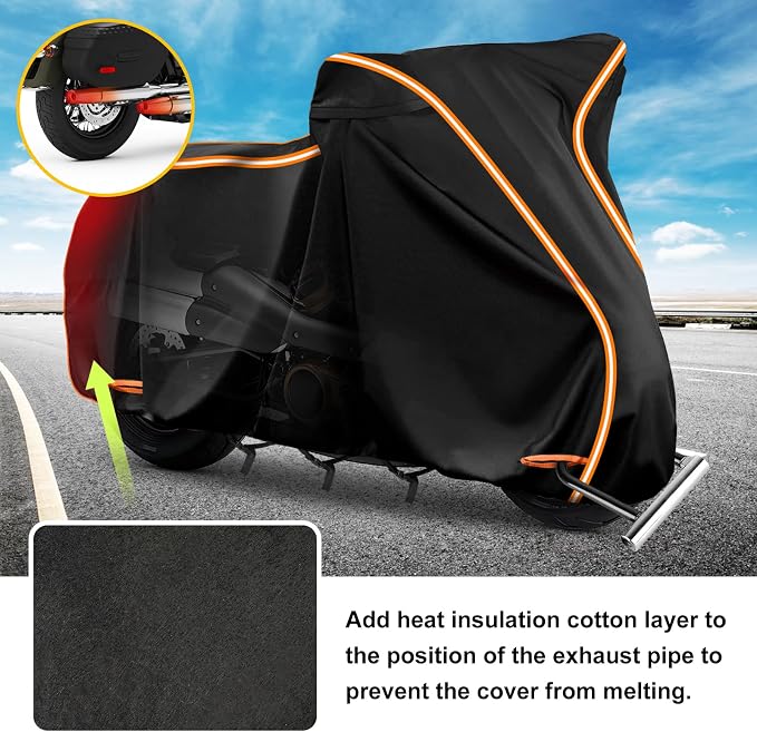 420D Motorcycle Cover for Sport Model Harley Davidson Sportster S, Sporster 883 - Image 7